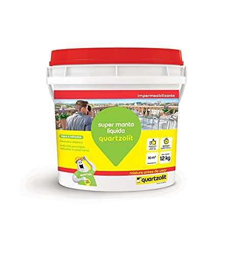 SUPER MANTA LIQUIDA CINZA CONCRETO QUARTZOLIT 12KG
