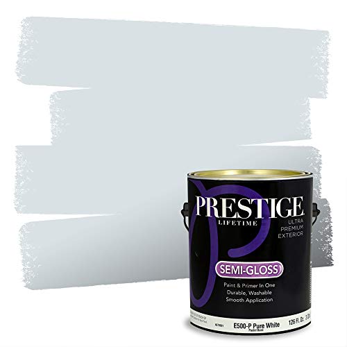 PRESTIGE Exterior Paint and Primer in One, Ocean Breeze, Semi-Gloss,