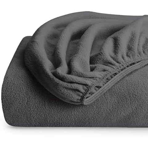 Bare Home Super Soft Fleece Fitted Sheet - Twin XL Cover