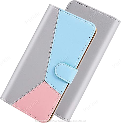 Image of Perkie Candy Series for Motorola Moto G54 5G Magnetic Wallet Case Flip Cover (Soft Tricolor)