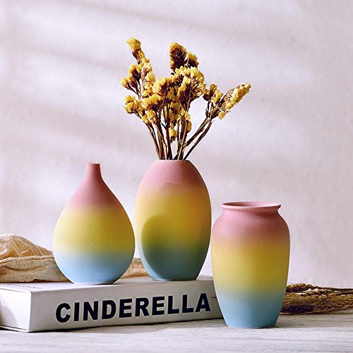 Vase céramique arc-en-ciel petit cadeau déco fée