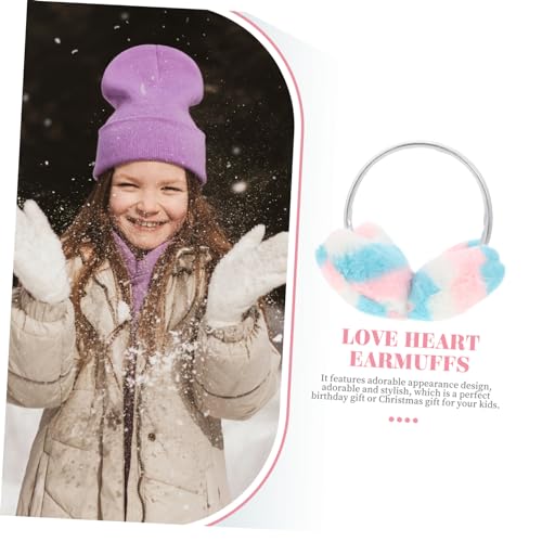 BESPORTBLE Color Earmuffs Protector Cute Fluffy Winter Soft Warmth Fleece Covers Warming Warmer Furry Ear Muff Cold4