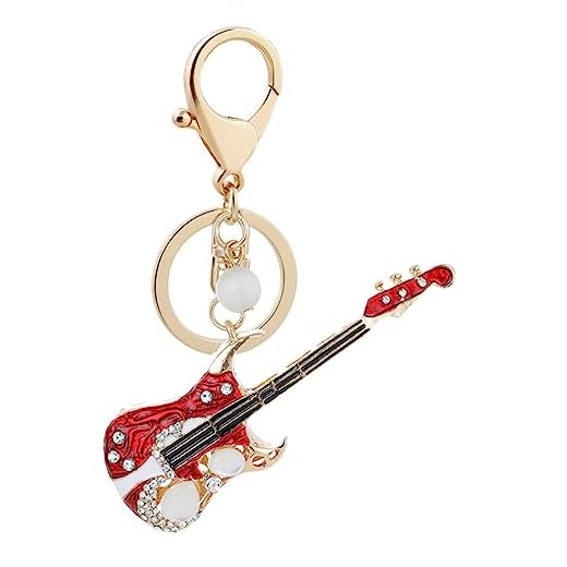 SOIMISS Chaveiro Guitarra Balões De Discoteca Chaveiro Porta Guitarra Carro Chaveiro De Violino Chaveiros Infantis Para Mochilas Espelho Bola Presentes Filho Instrumento Metal Microfone