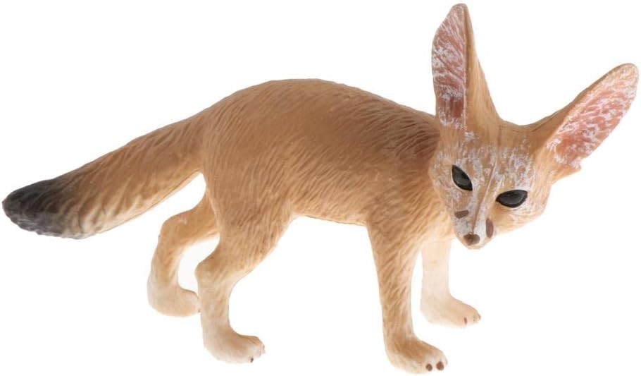 LOOM TREE® Static Animal Model Action Figure Toy for Kids and Adults Fennec Fox | 1 Piece Animal Model