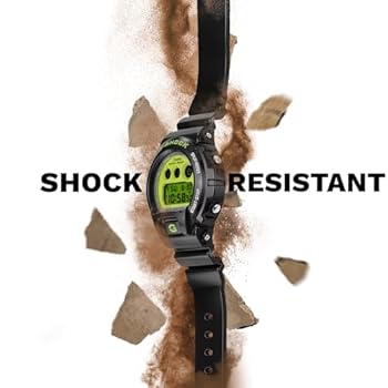 CASIO G-SHOCK ブラックライトグリーン DW-6900CS-1D CASIO G-Shock Black Lime Green Crazy Colors Digital Watch DW