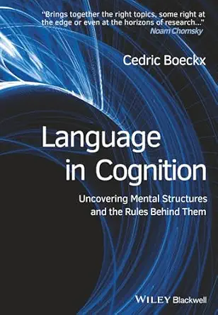 Language in Cognition: Uncovering Mental Structures and the Rules Behind Them-Wow! eBook