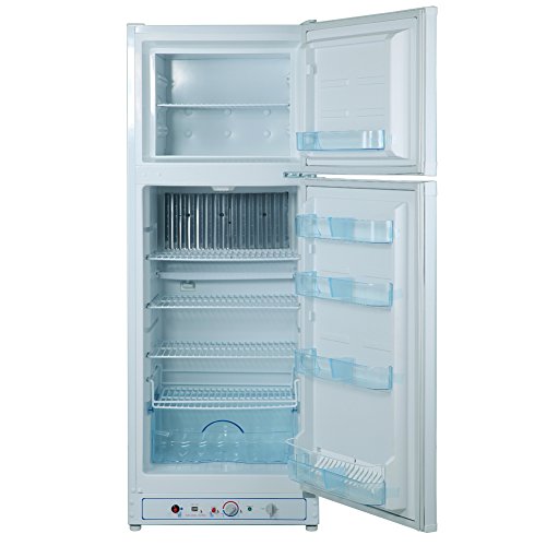 Smeta SCD-275-3 110V/Gas Propane Refrigerator Fridge Up Freezer Propane Fridge Large Storage thumb #2