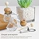 SHENGYIG 2 Stück Auto Diffuser für Ätherische öle, 8 ML Auto Parfum Flasche, Elegant Einfach, Exquisit Langlebig, Auto Duft Flasche, Geeignet Füllen Parfüm,Dekoration Häusern Büros, Autos