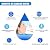 OUOQNUE Under-Sink Alkaline Water Ionizer Machine with Multi-Stage Filtration, Adjustable pH 4-10, Hydrogen-Rich Antioxidant Water, ORP +350mV-850mV, Home Drinking Water Filter White 5 Plates