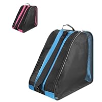 Eislaufschuhe Tasche Kinder, Schlittschuhtasche mit Verstellbarem Trageriemen, Rollschuh Tasche Inliner Tasches Schlittschuhtasche Rucksack Skischuhtasche Kinder Eislauftasche für Herren Damen(Blau)