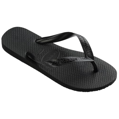 Havaianas Men's Color Flip Flops - Spring & Summer Style Sandals, Black, 13