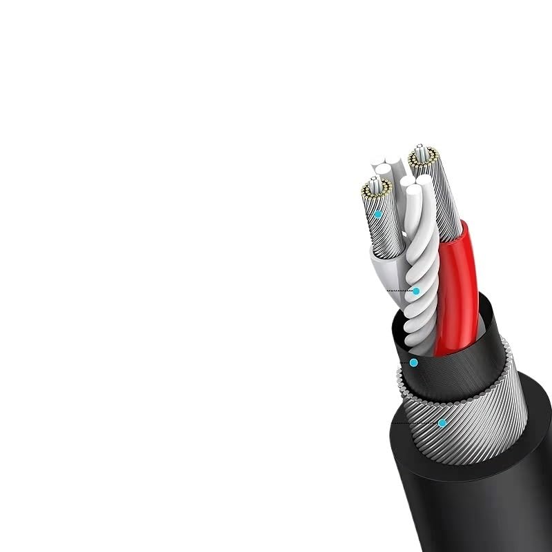 Mikrofon-XLR-Kabel, XLR-Stecker auf Buchse, Mikrofonkabel für Verstärker, Mischpult usw. (5 m)