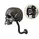 Motorcycle Skull Helmet Holder,Wandmontage Motorradhelm Huthalterung,Fahrradhelmhalter,Halterung Wand for Mäntel,Harz Motorrad Schädel Helmhalter Für Biker Helm, Baseball Und Rugby-Helm (Stil B)