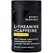 L-Theanine & Caffeine with Coconut MCT Oil ~ Nootropic Supplement for Focused Energy ~ Keto Certified & Non-GMO Verified (60 Softgels)