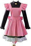 Poetic Walk Anime Card Captor Cosplay Kinomoto Sakura Costume Halloween Kinomoto Cat Lolita Dress (X-Large, Pink)