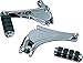 Kuryakyn 4353 Motorcycle Footpegs: Adjustable Passenger Pegs for 2010-19 Harley-Davidson Motorcycles with Fixed Mounts, Chrome, 1 Pair