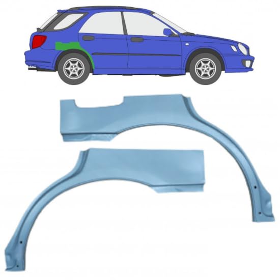 Reparaturblech Kotflügel hinten für Subaru Impreza GD GG 2000-2007