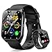 Smart Watch for Men Women, 1.85" Smartwatch Answer/Make Calls, Fitness Watch with Heart Rate/Sleep Monitor/Step Counter, 110+ Sport Modes, IP68 Waterproof Activity Fitness Trackers for Android iOS