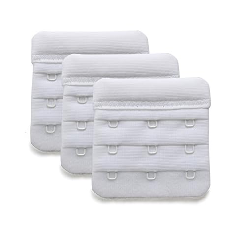 Bra Extender 3 Hook Bra Straps Extension Soft Comfortable 3 Pieces Cover