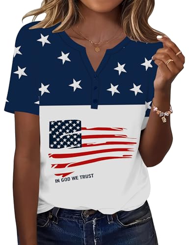 TCOT Women Spring Shirts and Blouses Button V Neck...
