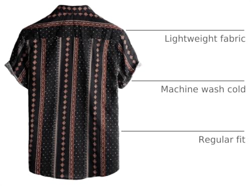 Image of VATPAVE Mens Casual Hawaiian Floral Shirts Short Sleeve Button Down Tropical Shirts Beach Summer Shirts