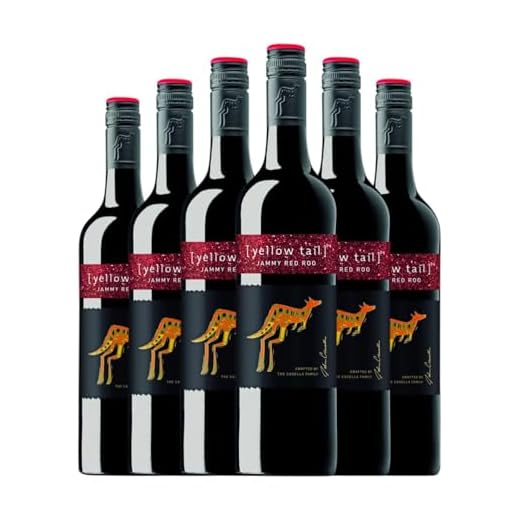 Casella Yellow Tail Jammy Red Cabernet Sauvignon Southern Australia 75 cl Rotwein (Karton mit 6 Flaschen von 75 cl)