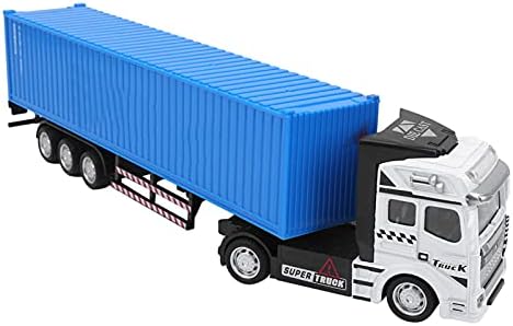 Juguete de camión contenedor, 1 48 Contenedor de aleación Camión Modelo de juguete Altamente Simulación Niños Coche Juguetes Vehículo para Niños