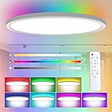 💡【Fácil de instalar]】Los pasos para instalar la lámpara de techo son los siguientes: 1. Atornille el marco redondo en la parte posterior de la luz e instálela en la pared, 2. Conecte los cables de la luz. 3. 3. Atornille la lámpara al marco redondo de la pared. En sólo 3 sencillos pasos puede completar rápidamente la instalación y tener una luz de techo brillante.