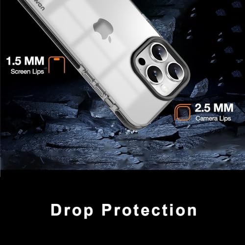 Image of KARWAN Back Cover|iPhone 16 Pro Back Cover |Polycarbonate Material| Full Camera Protection |Perfectly Fit| Case for iPhone 16 Pro - Transparent