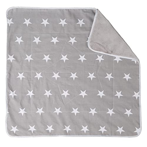 roba Babydecke Little Stars - 80 x 80 cm - Decke zum Kuscheln, Krabbeln &...