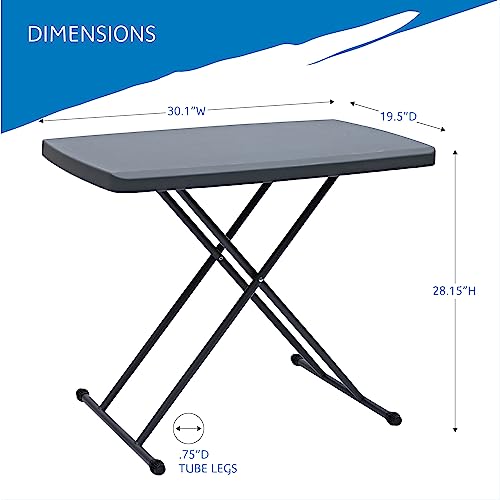 Iceberg 65491 Indestructable Classic Personal Folding Table, Heavy Duty Utility Table thumb #1