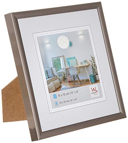 Walther design cornice in acciaio 15 x 15 cm New