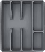 Vista 1 de Cajón de cocina Cajón de cubiertos Soporte de almacenamiento Estante de almacenamiento Bandeja de cubiertos de plástico Organizadores de cubiertos