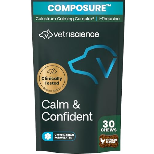VetriScience Calm & Confident Chews, Composure Clinically Tested Calming and