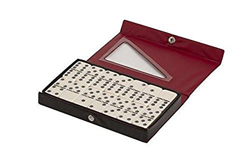 CHH Double 6 Profesional Sized Dominoes with Spinner - Ivory