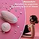 Vibro Ei mit Fernsteuerung 8cm ⌀3.3cm Silikon 10 Vibrationsarten USB Vibrator Klein Bullet Vibration für Frauen G Punkt Egg Vibrator Landung Wasserdicht FOPS M97
