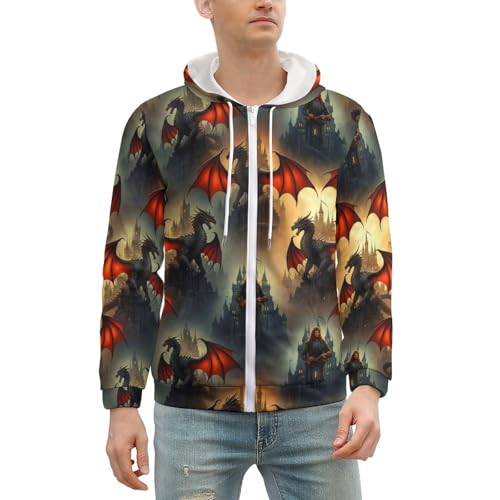 Hoodie para hombre con capucha y manga larga miniatura 2