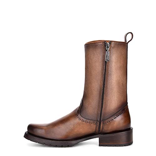 Cuadra Men's Boot in Genuine Leather with Zipper Brown4