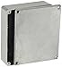 BUD Industries CN-5706 Die Cast Aluminum Enclosure 4.73" L x 3.95" W x 1.44" H, Natural