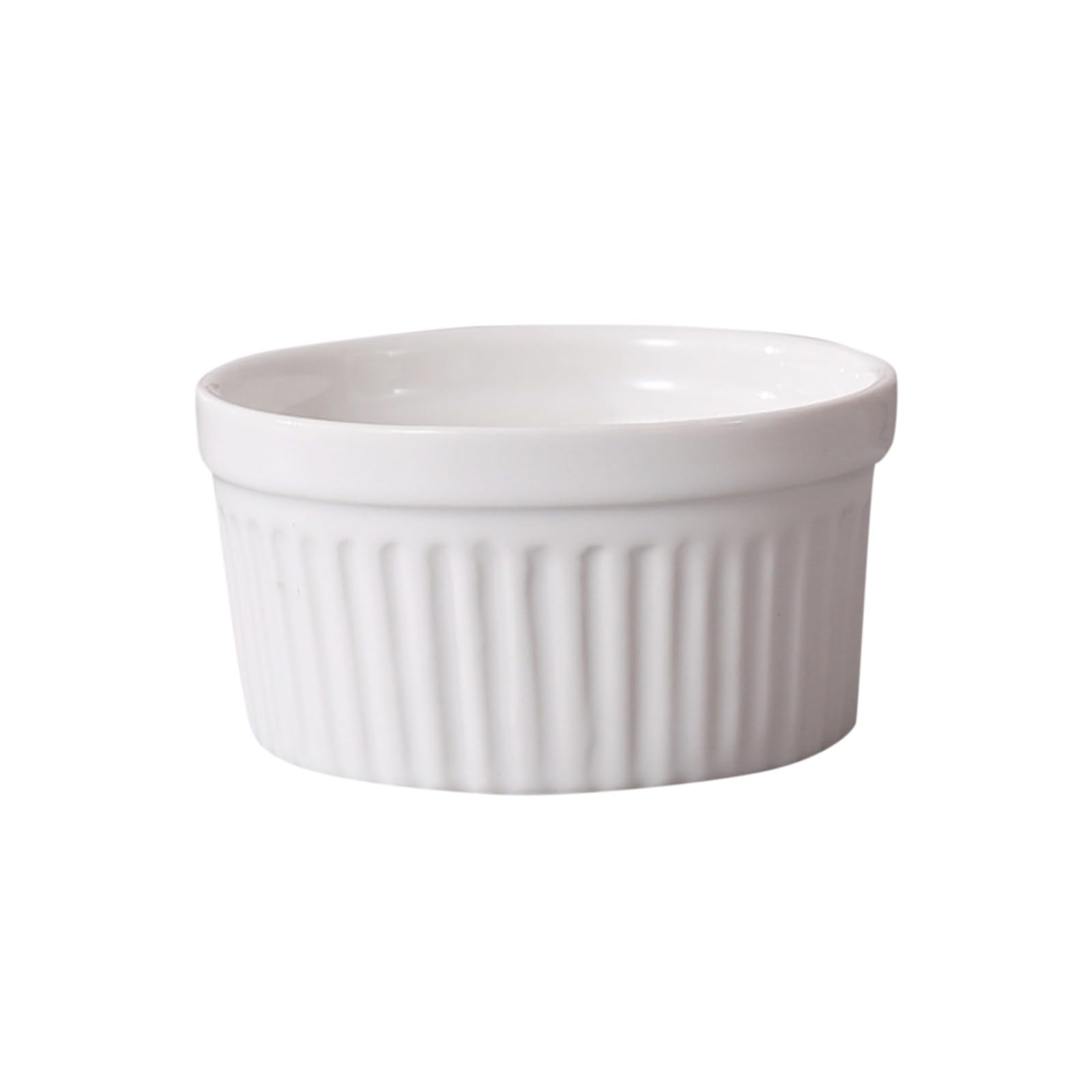 Ceramic Baking Bowl 4 moldes de cerámica for ramequines, aptos for horno, for crème brûlée, pudín, natillas, soufflé, ramequines, salsas for mojar, pequeños de cerámica(4 oz)