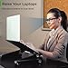 WorkEZ Executive Laptop Stand for Desk Adjustable Height computer lap desk for laptop aluminum laptop cooling stand adjustable laptop desk for bed portable laptop stand ergonomic laptop holder desk