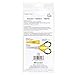 EK Tools Cutter Bee Precision Craft Scissors, Small, Yellow and Black, Package Includes 1 Ergonomic Scissor and 1 Protective Safety Cover, For Cutting, Paper, Herbs, and More