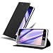 Produktbild Cadorabo Hülle für ZTE Blade V8 Mini - Hülle in SCHWARZ  Handyhülle mit Standfunktion und Kartenfach im Metallic Look - Case Cover Schutzhülle Etui Tasche Book Klapp Style