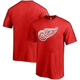 NHL キッズ ユース 8-20 公式チームカラー ポリエステル パフォーマンス プライマリーロゴ 半袖Tシャツ, Deroit Red Wings Red, 18-20