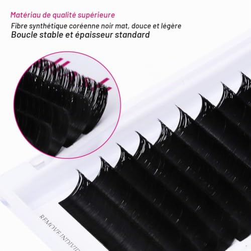 FADLASH Extension Cils Easy Fan Lashes 0.05mm CC Curl 9-17mm Faux Cils Soie Volume Russe Professionnel Easy Fanning Lash Bouquet Auto-Festonnés – vue 3