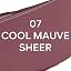 Cool Mauve Sheer