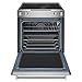 6.4 cu. ft. 5 Burner Element Slide-in Electric Range with Self-Cleaning Convection Oven in Stainless Steel