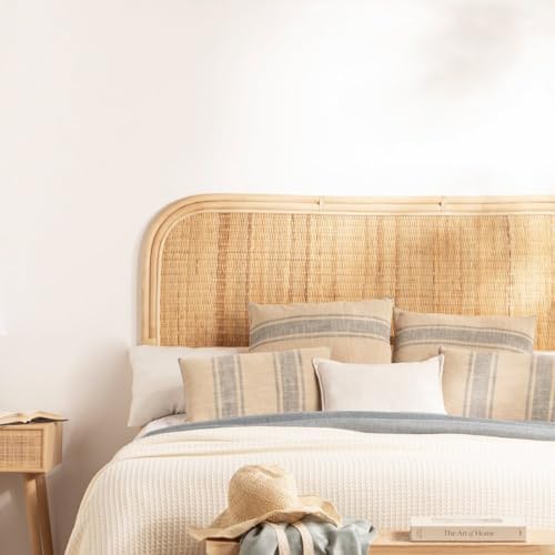 KLAST Cabecero de Cama Tesa en Ratán Natural