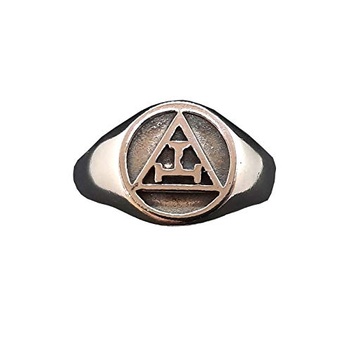 Bague en Argent Maçons de L'arche Royale 925 : finissez-en avec les bijoux qui verdissent