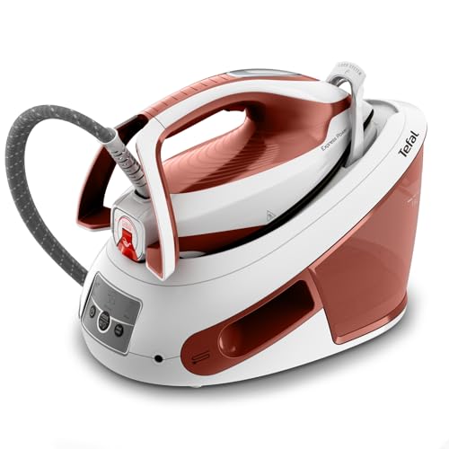 Tefal SV8110 Express Power stoomgenerator, Krachtige stoomprestaties, No-setting technologie, 1.8 L watertank, Verticaal stomen, Gemaakt in Frankrijk, Eco Stand